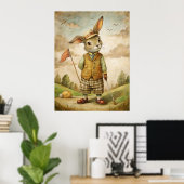 Golf Dieren Poster (Thuiskantoor)
