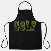 Golf Dimensional Afbeelding Name, Full Print Apron Schort (Voorkant)
