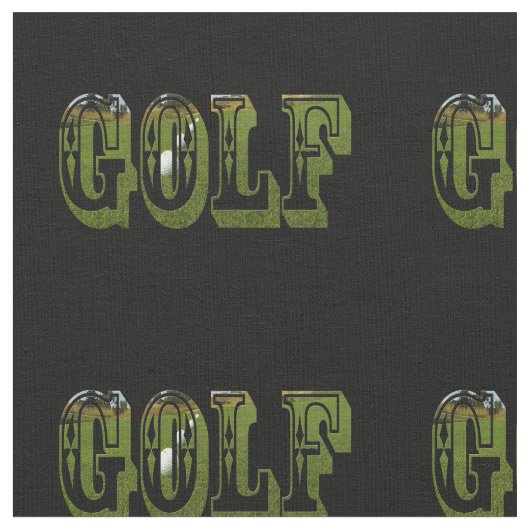 Golf Dimensional Word met ballen, Stof (Close Up)