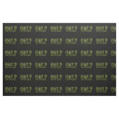 Golf Dimensional Word met ballen, Stof (Fat Quarter)