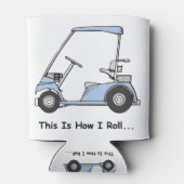 Golf Dit is hoe ik rol Blikjeskoeler (Achterkant)