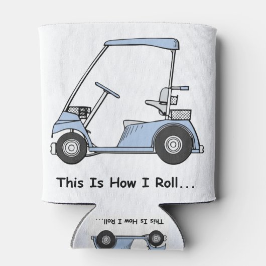 Golf Dit is hoe ik rol Blikjeskoeler (Achterkant)