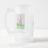  Golf Ditty Trophy Glazen tankschip Matglas Bierpul (Links)