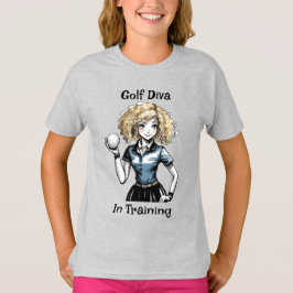 Golf Diva in training - Junior Golf T-shirt