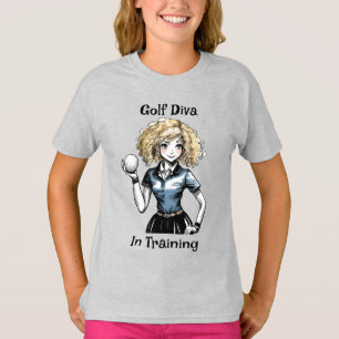 Golf Diva in training - Junior Golf T-shirt