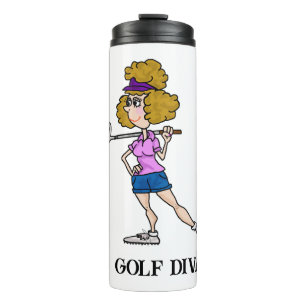 Golf Diva Thermische Tumbler Thermosbeker