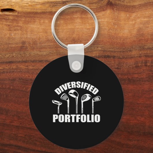 Golf Diversified Rtfolio Funny Business Entreprene Sleutelhanger (Voorkant)