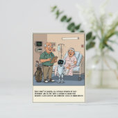 Golf Doctor Introduces Robot Assistant Get Well Briefkaart (Staand voorkant)