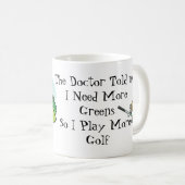 Golf Doctor Prescription Koffiemok (Voorkant rechts)