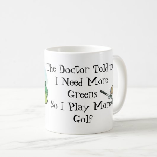 Golf Doctor Prescription Koffiemok (Voorkant rechts)