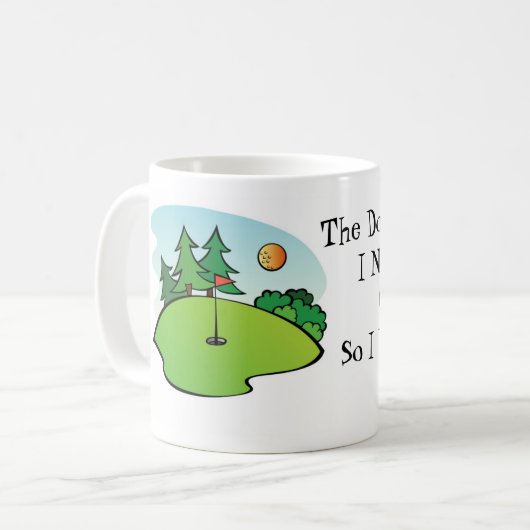 Golf Doctor Prescription Koffiemok (Voorkant links)