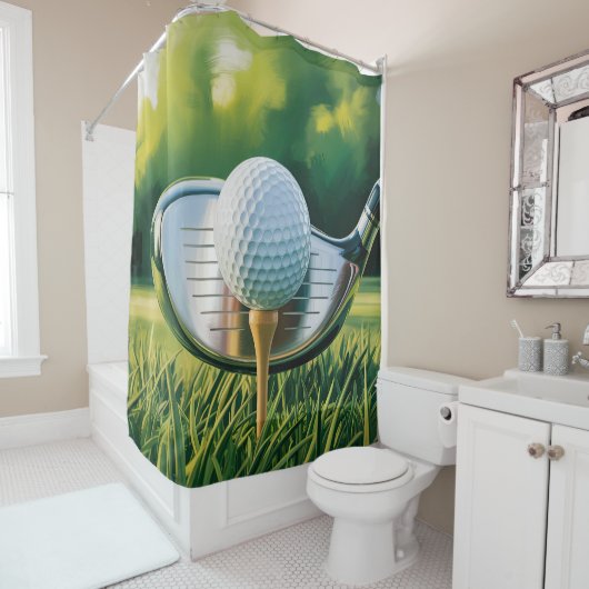 Golf douchegordijn (In situ)