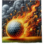 Golf douchegordijn (Voorkant)