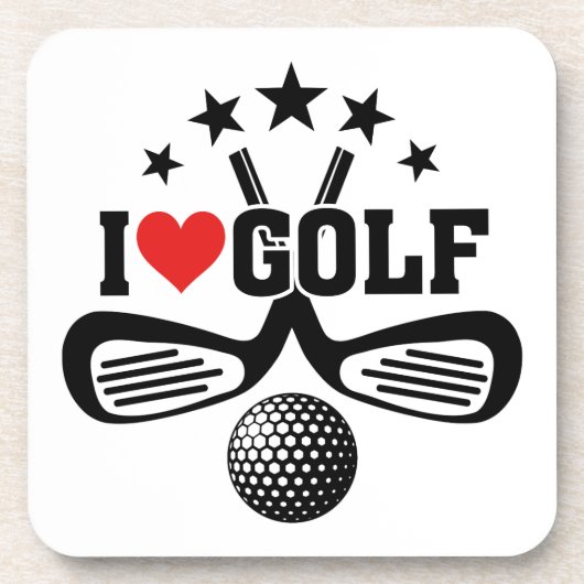 Golf Drankjes Onderzetter (Voorkant)