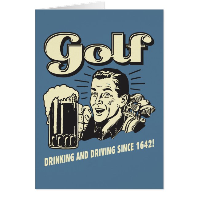 Golf: Drink & rijdend sinds 1642 (Voorkant)
