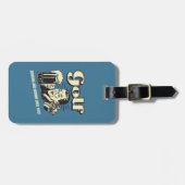 Golf: Drink & rijdend sinds 1642 Bagagelabel (Voorkant horizontaal)