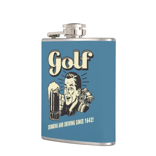Golf: Drink & rijdend sinds 1642 Heupfles (Links)