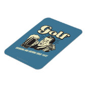 Golf: Drink & rijdend sinds 1642 Magneet (Linkerzijde)