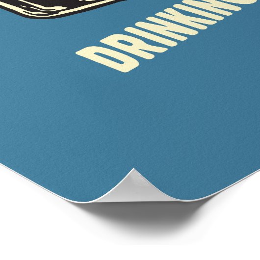 Golf: Drink & rijdend sinds 1642 Poster (Hoek)