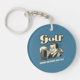 Golf: Drink & rijdend sinds 1642 Sleutelhanger