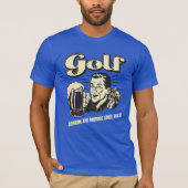 Golf: Drink & rijdend sinds 1642 T-shirt (Voorkant)