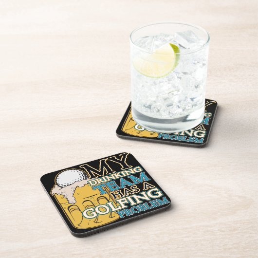 Golf Drink team Bier Onderzetter (Rechterzijde)