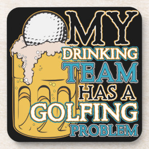 Golf Drink team Bier Onderzetter