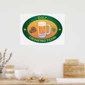 Golf Drink team Poster (Keuken)