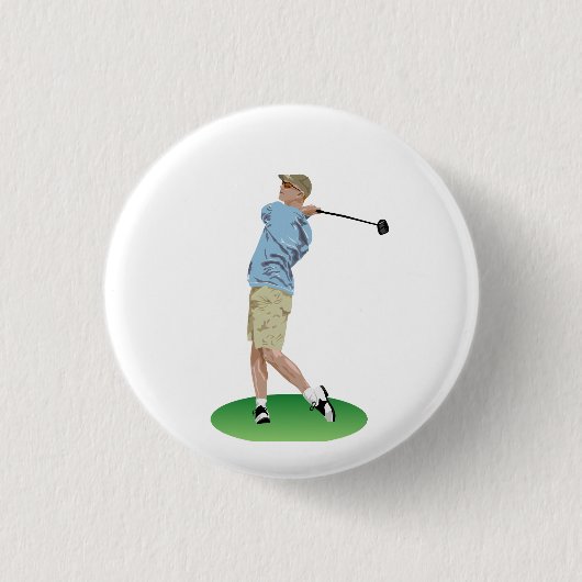 Golf Drive Ronde Button 3,2 Cm (Voorkant)