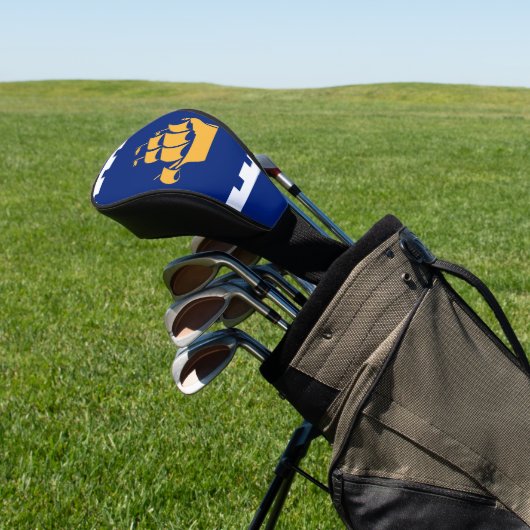 Golf Driver Cover with Flag of Quebec City, Canada (Insitu)