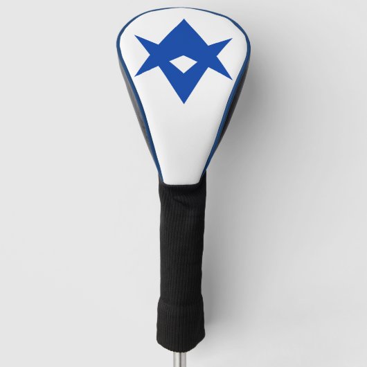 Golf Driver Cover with Flag of Toyota City, Japan (Voorkant)