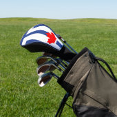 Golf Driver Hoes met Vlag van Toronto, Canada Golfheadcover (Insitu)