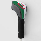 Golf Driver Hoesje met Algerijnse vlag Golfheadcover (Schuin)