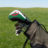 Golf Driver Hoesje met Algerijnse vlag Golfheadcover (Insitu)