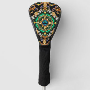 Golf Driver Hoesje met Braziliaanse kleuren Golfheadcover