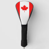 Golf Driver Hoesje met Canadese vlag Golfheadcover (Voorkant)