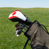 Golf Driver Hoesje met Canadese vlag Golfheadcover (Insitu)