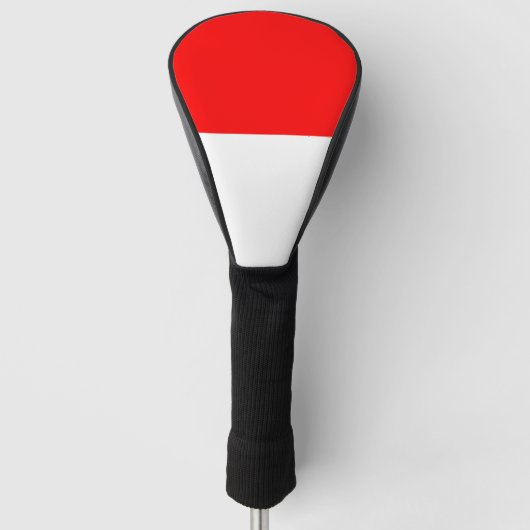 Golf Driver Hoesje met de vlag van Indonesië Golfheadcover (Voorkant)