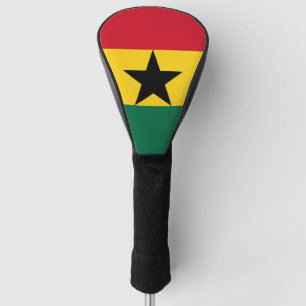 Golf Driver Hoesje met Ghanese vlag Golfheadcover