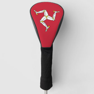 Golf Driver Hoesje met Isle of Man Flag, Verenigd Golfheadcover