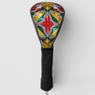 Golf Driver Hoesje met Los Angeles kleuren Golfheadcover