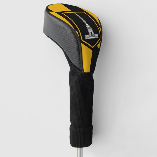 Golf Driver Hoesje met Vlag van Baltimore, Verenig Golfheadcover (Schuin)