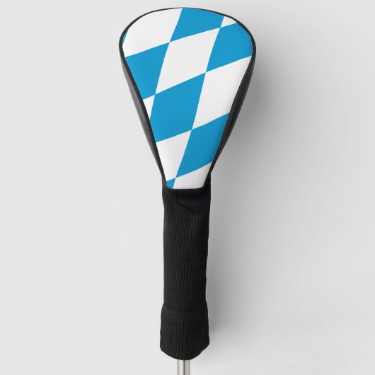 Golf Driver Hoesje met vlag van Beieren Golfheadcover (Voorkant)