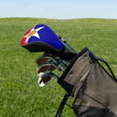 Golf Driver Hoesje met vlag van Dallas, Verenigde Golfheadcover (Insitu)