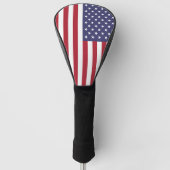 Golf Driver Hoesje met vlag van de Verenigde State Golfheadcover (Voorkant)
