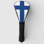 Golf Driver Hoesje met vlag van Finland Golfheadcover (Voorkant)
