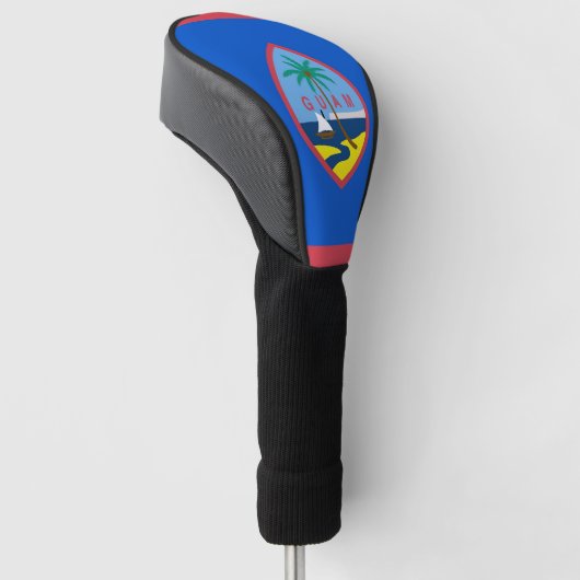 Golf Driver Hoesje met vlag van Guam, Verenigde St Golfheadcover (Schuin)