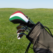 Golf Driver Hoesje met vlag van Italië Golfheadcover (Insitu)