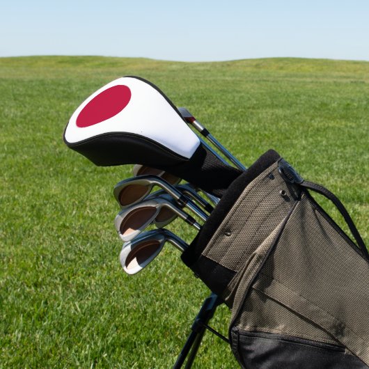 Golf Driver Hoesje met vlag van Japan Golfheadcover (Insitu)
