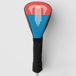 Golf Driver Hoesje met Vlag van Kansas City, Veren Golfheadcover